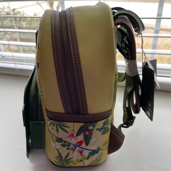 Loungefly Disney Mickey and Friends Jungle Safari Glow in the Dark Mini Backpack - Picture 4 of 9